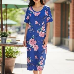 Gill Maxi Dress Side Slit With Under Dress To Slit SS Straight Cut PM